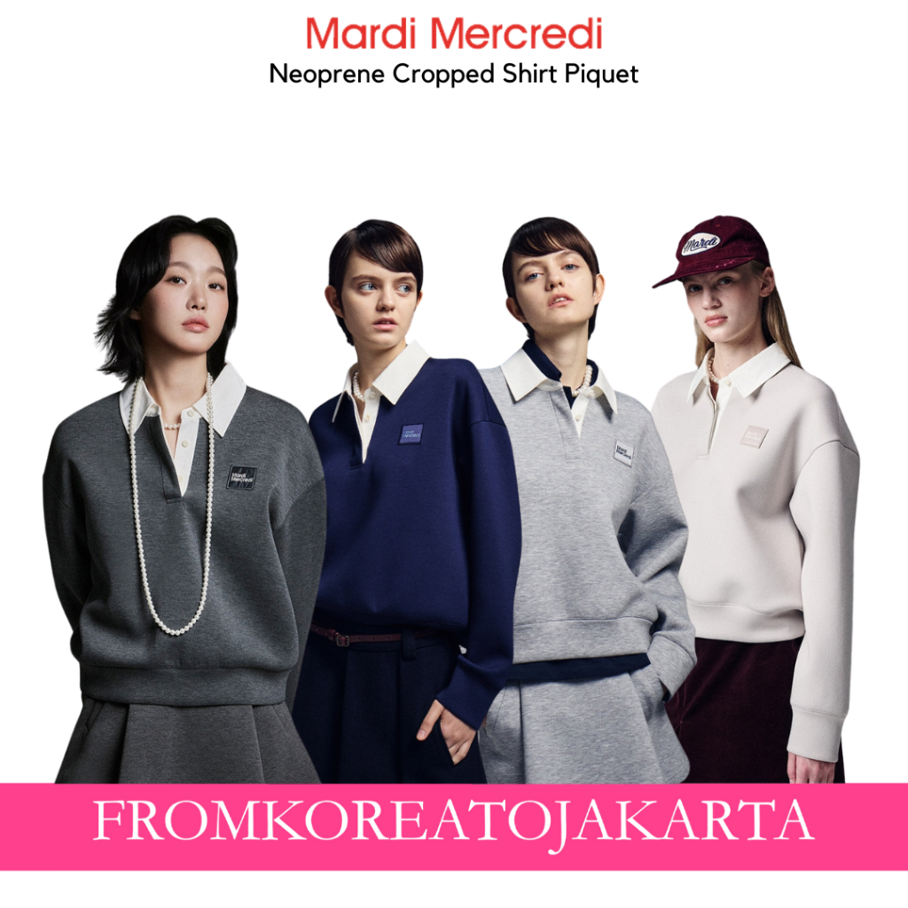 トップス mardi mercredi NEOPRENE cropped set mardi mercredi NEOPRENE cropped set Mardi Mercredi（マルディ