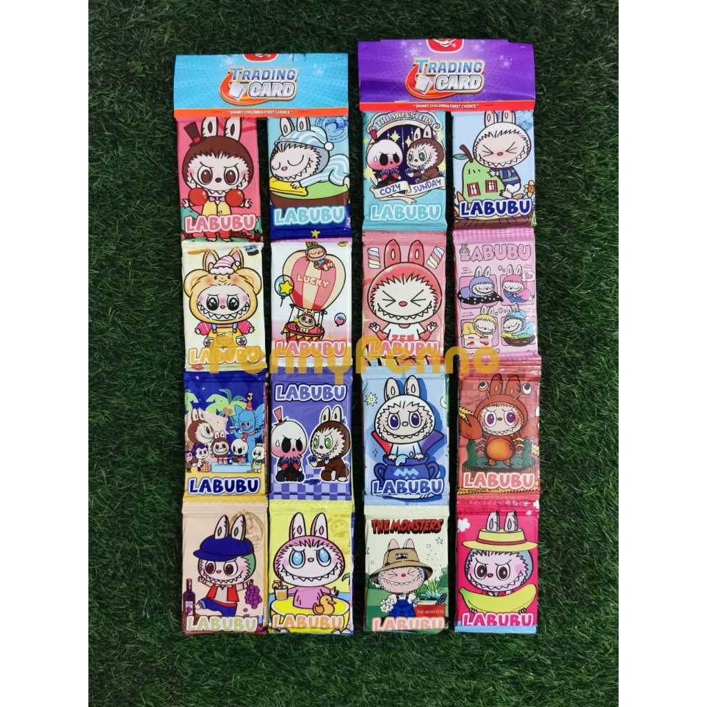 Jual (12 Pack = 120 Kartu) Kartu Trading Card Game Labubu DG | Shopee ...