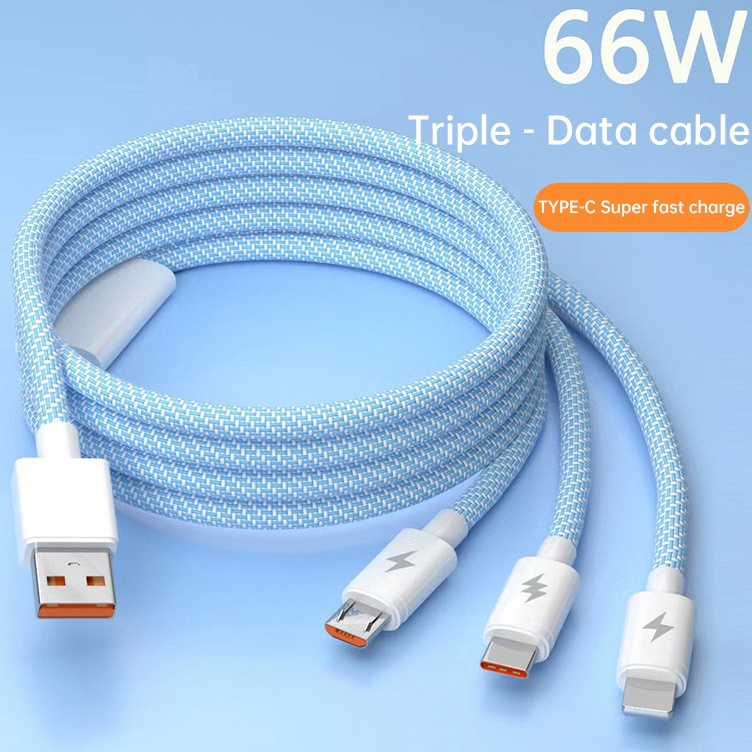 Jual Super Surprise 66W Super Fast Cable Cable Macaron Color Braided ...