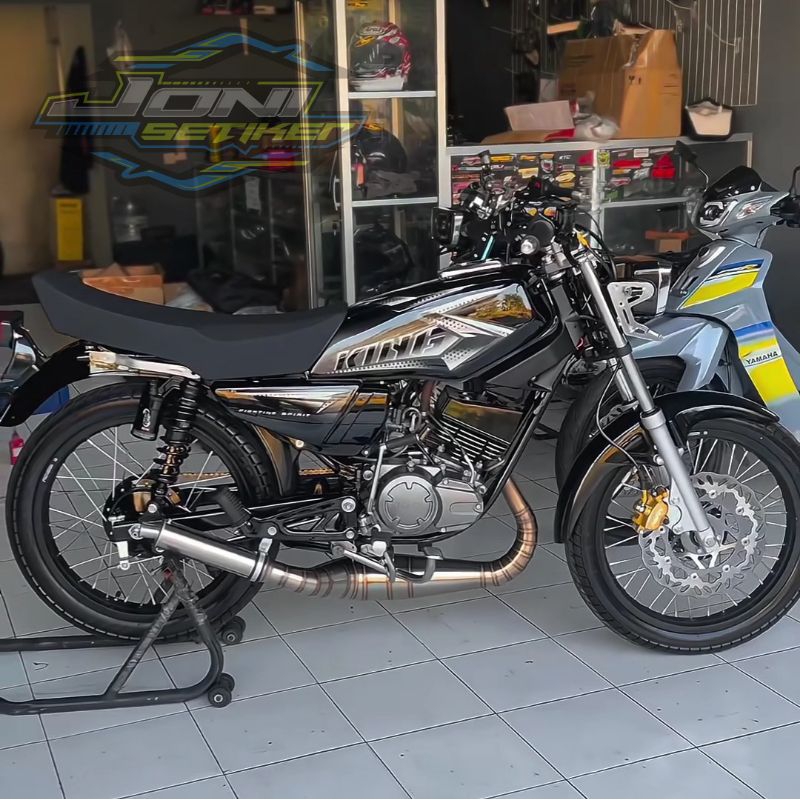 Jual STIKER STRIPING ORI YAMAHA RX KING HITAM 2008 STIKER RX KING 2008 ...