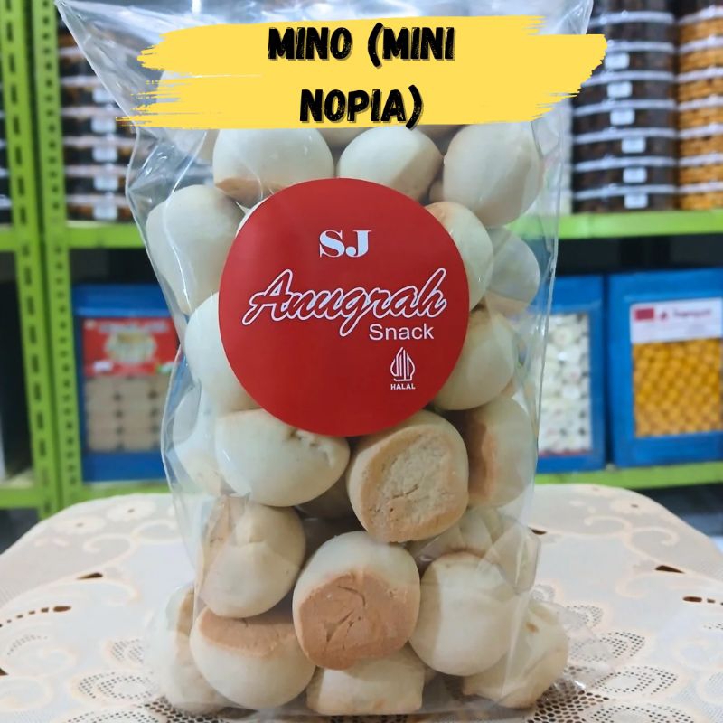 Jual MINO (MINI NOPIA) MAKANAN KHAS BANYUMAS 250 GRAM | Shopee Indonesia