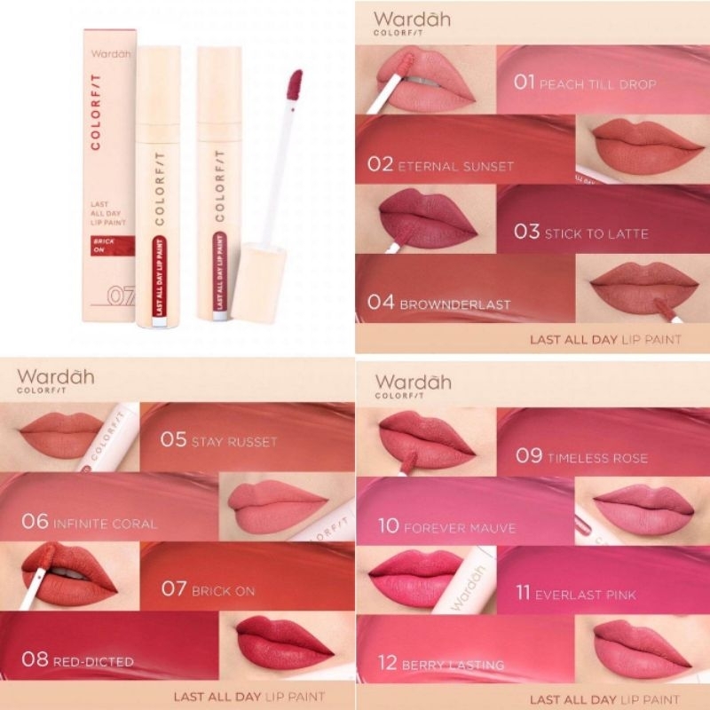 Jual Wardah colorfit last all day lip paint | Shopee Indonesia