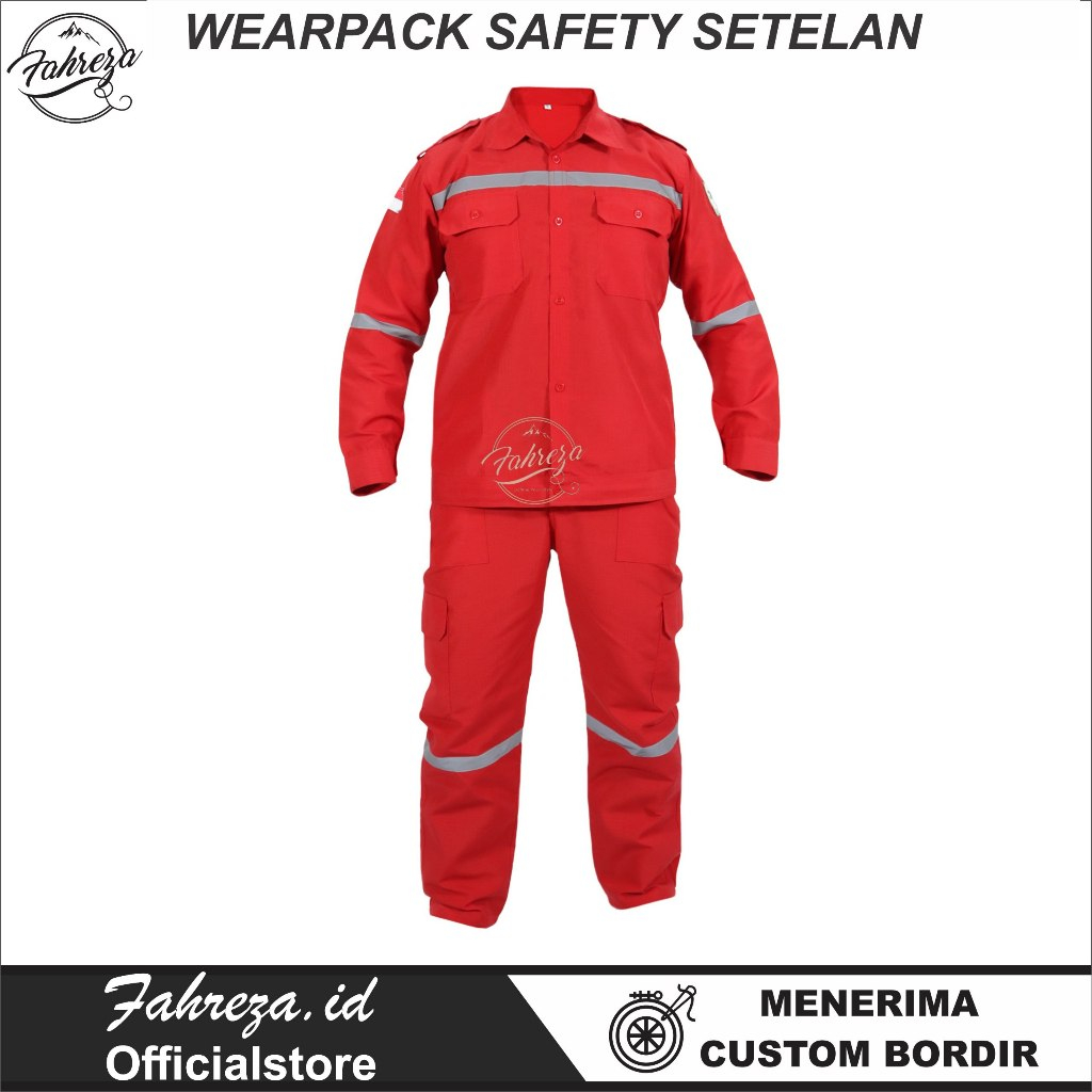 Jual Wearpack Safety Setelan Atas Bawah Ribstok Poly Tebal – Ada ...