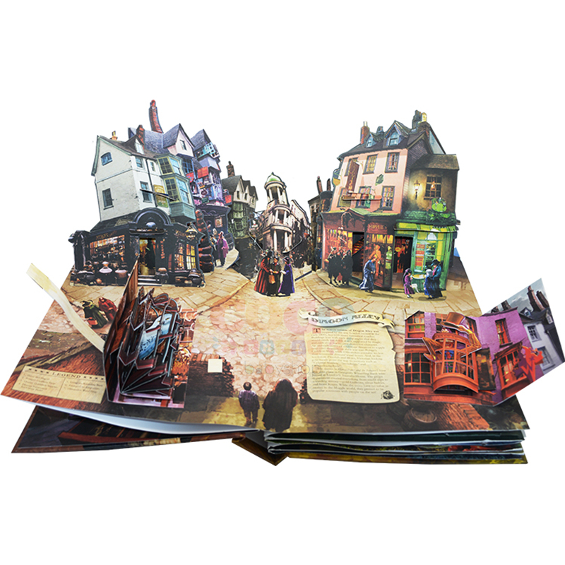 Jual English original Harry Potter 3D three-dimensional book Harry ...