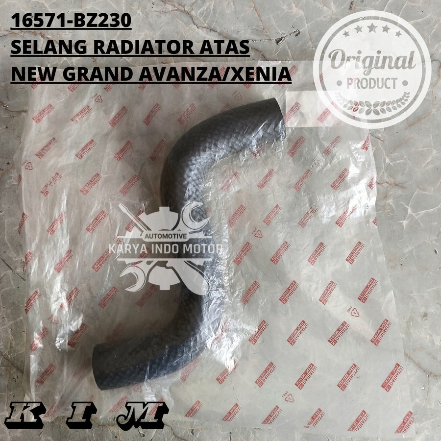 Jual Daihatsu Ori Selang Radiator Atas Xenia Avanza All New 16571-BZ230 ...