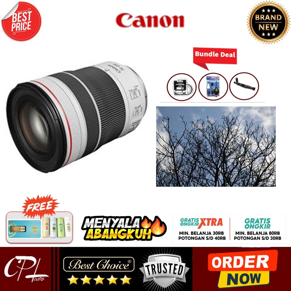 Jual Lensa Canon RF 70-200mm f4L IS USM Lens Original Resmi | Shopee ...