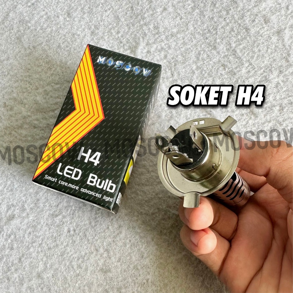 Jual Lampu Led H4 Laser Senja Biru Bholam Depan Utama Motor Led H4 ...