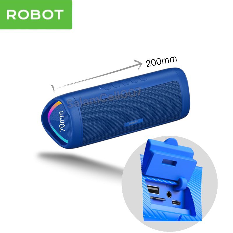 Speaker Blueetoh ROBOT RB680 Soundbar Wireless Sky Sound Field 75° Dual  Connection Ultra Garansi Resmi