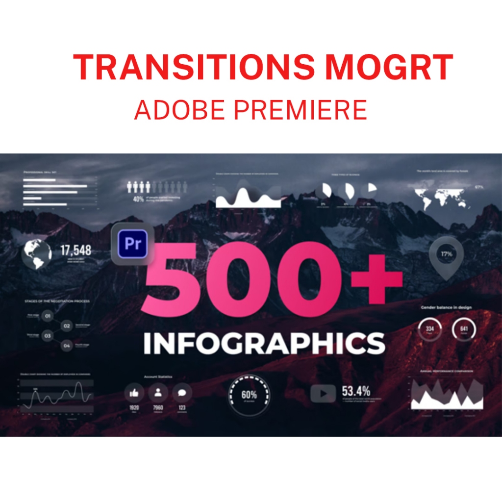 Jual INFOGRAPHIC | Preset MOGRT FOR PREMIERE PRO | Shopee Indonesia
