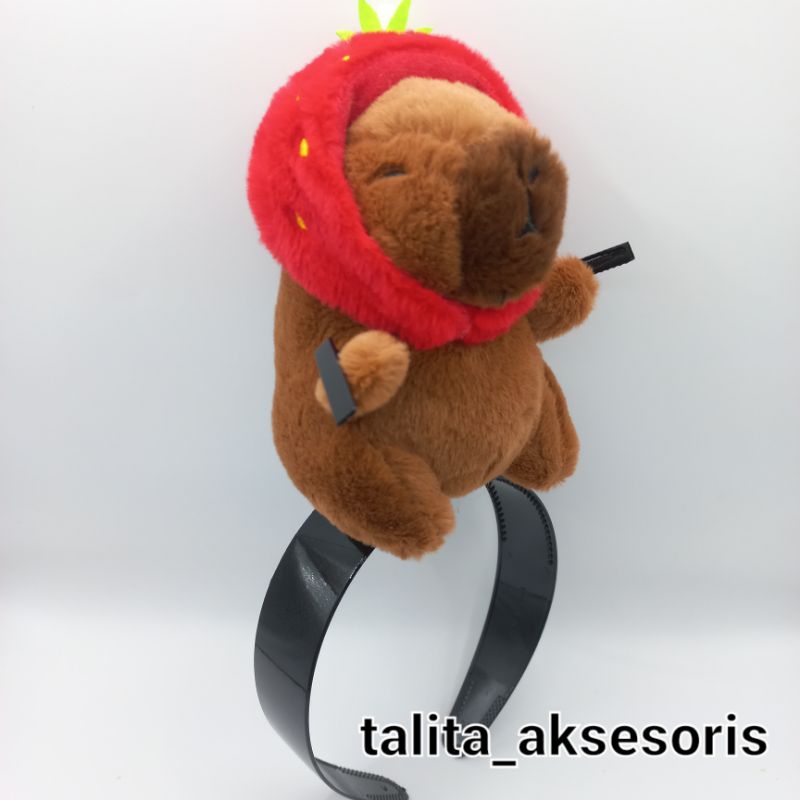 Jual Bando Rambut Kapibara | Capybara Women Headband Fashion | Bandana ...