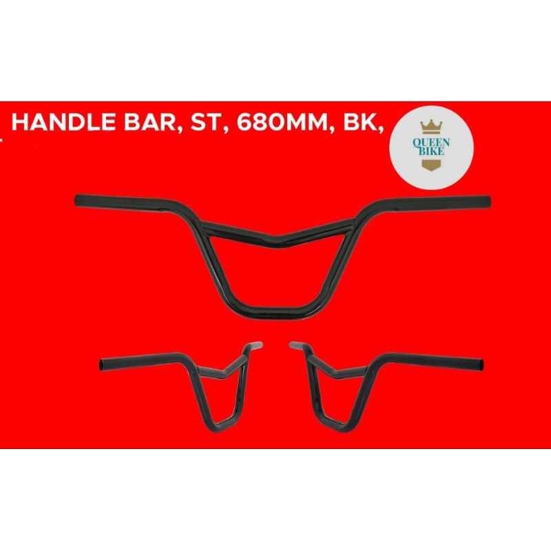 Jual Handel Bar Sepeda Stang Setir Sepeda Bmx 20 M Hitam Standar 22,2 ...