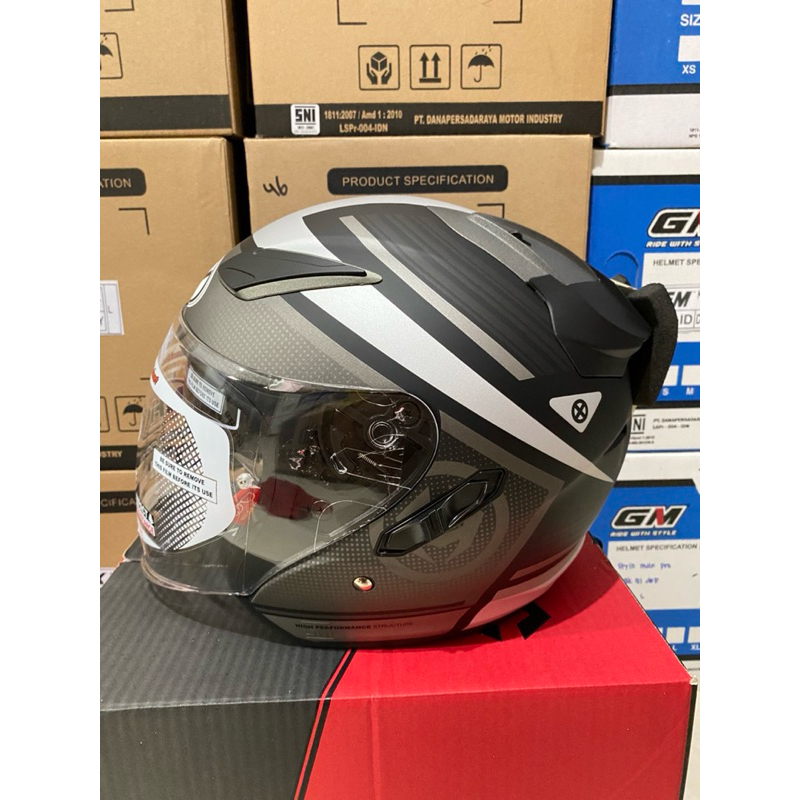 Jual NHK R1 Ecto Black Silver Doff | Shopee Indonesia