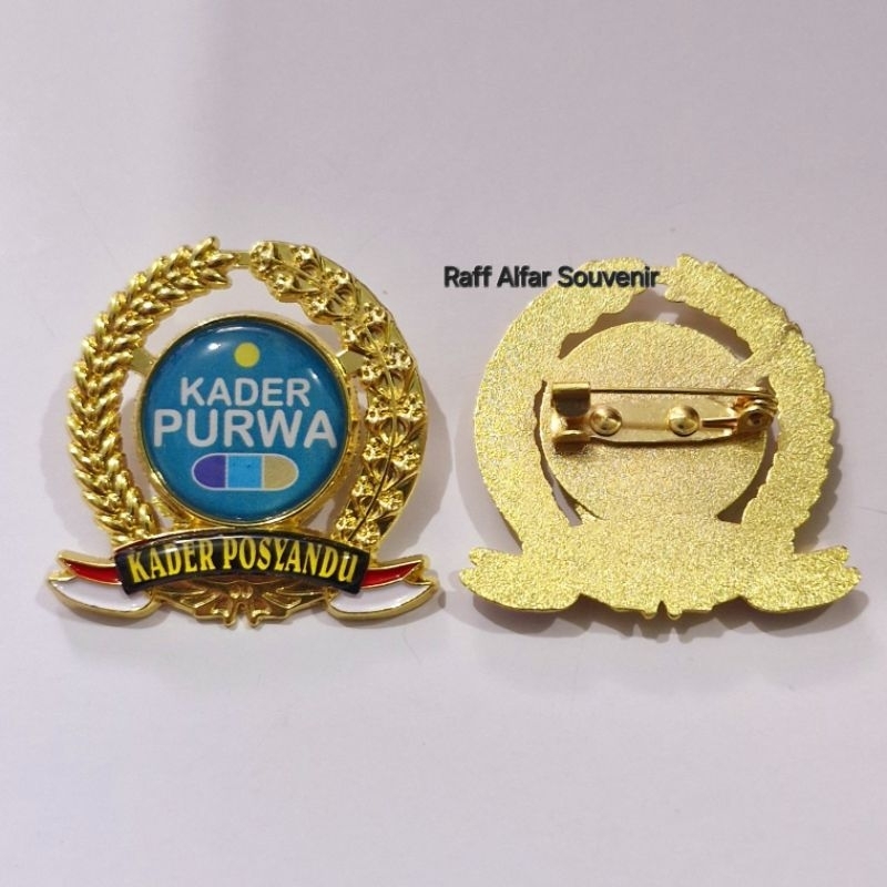 Jual PIN KADER POSYANDU MODEL PIN PADI KAPAS - BROS KADER POSYANDU ...