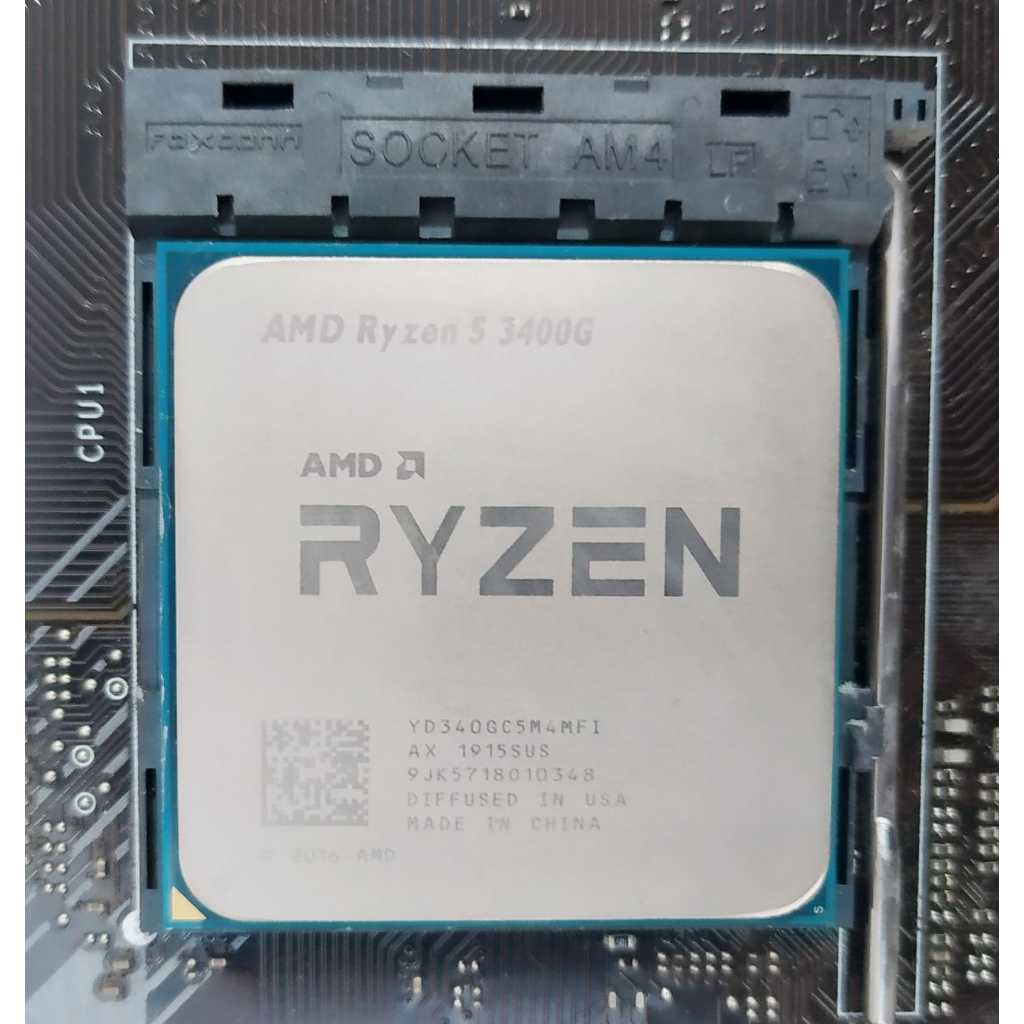Jual Sepaket Motherboard Asus Tuf B450M dan Prosesor AMD Ryzen 5 3400G