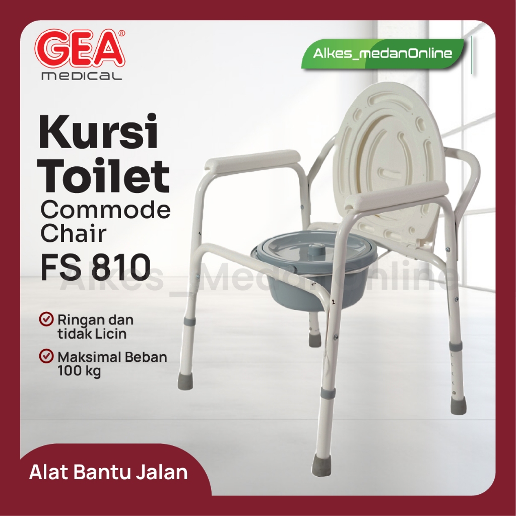 Jual GEA l Kursi BAB Commode Chair FS 810 | Toilet Portable | Shopee ...