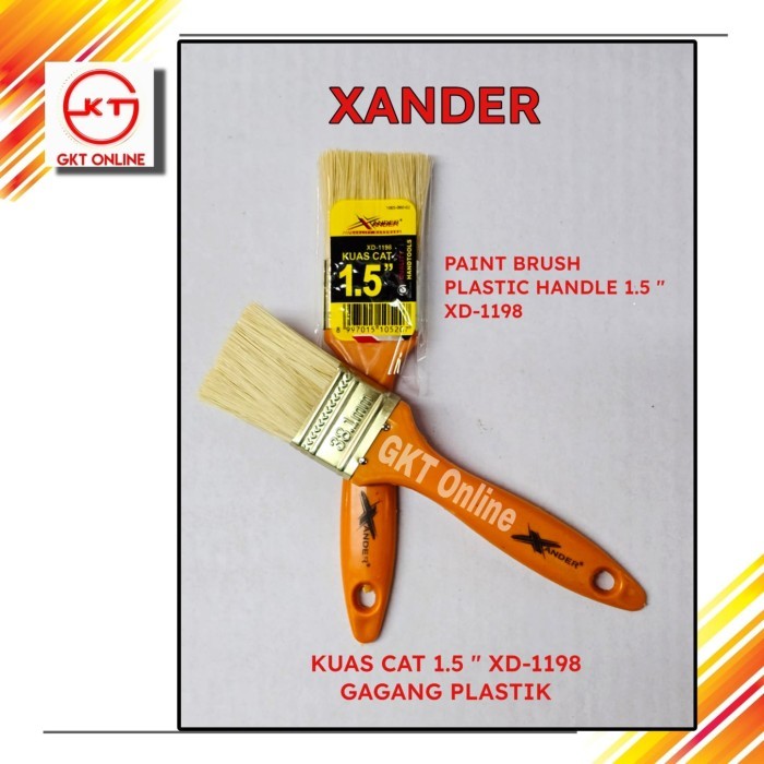 Jual XANDER KUAS CAT UKURAN 1.5 Gg Plastik XD1198 | Shopee Indonesia