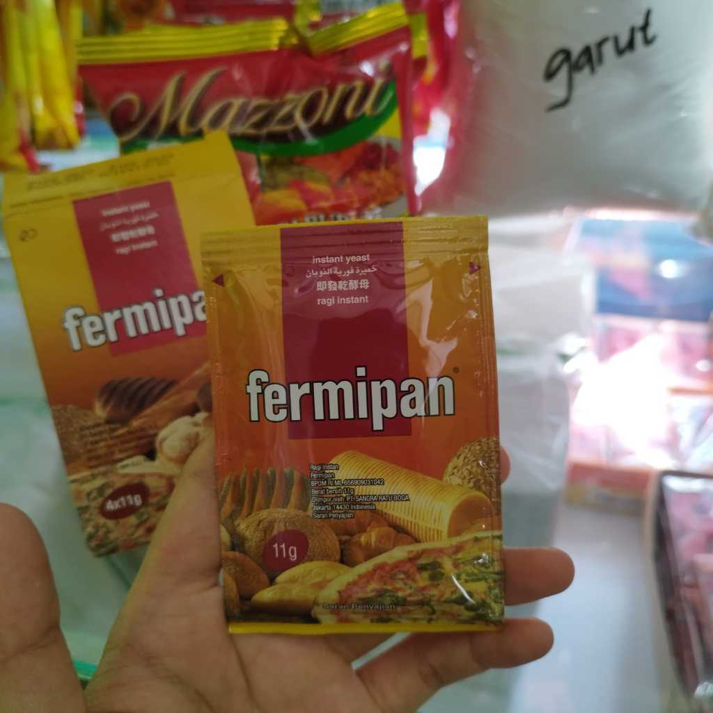 Jual 11g Fermipan Ragi Instan untuk berbagai Olahan Roti dan Donat