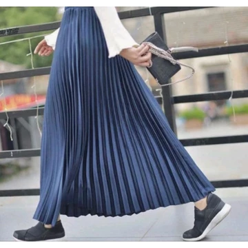 Rok Plisket Wanita Jumbo Bahan Casebo Muat Bb 95 Kg Premium