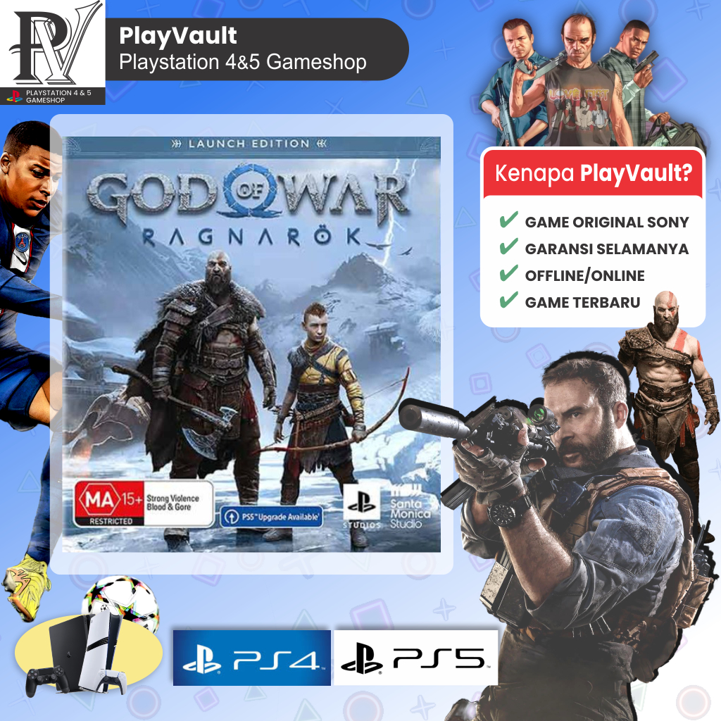 Jual God of War Ragnarok PS4 PS5 | Shopee Indonesia