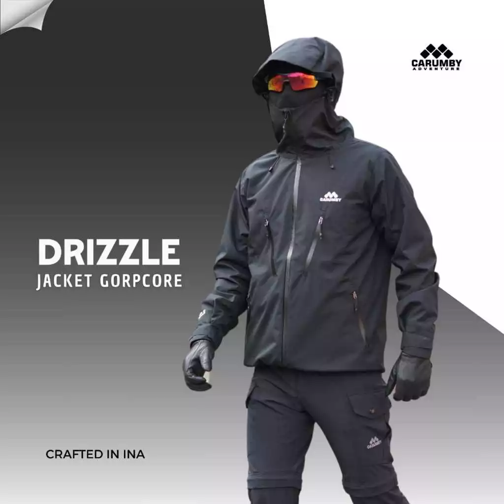 Jaket Gunung Carumby Drizzle Pria Wanita Unisex