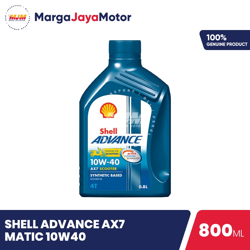 Jual Shell Advance AX7 Matic 10W-40 0.8L | Shopee Indonesia