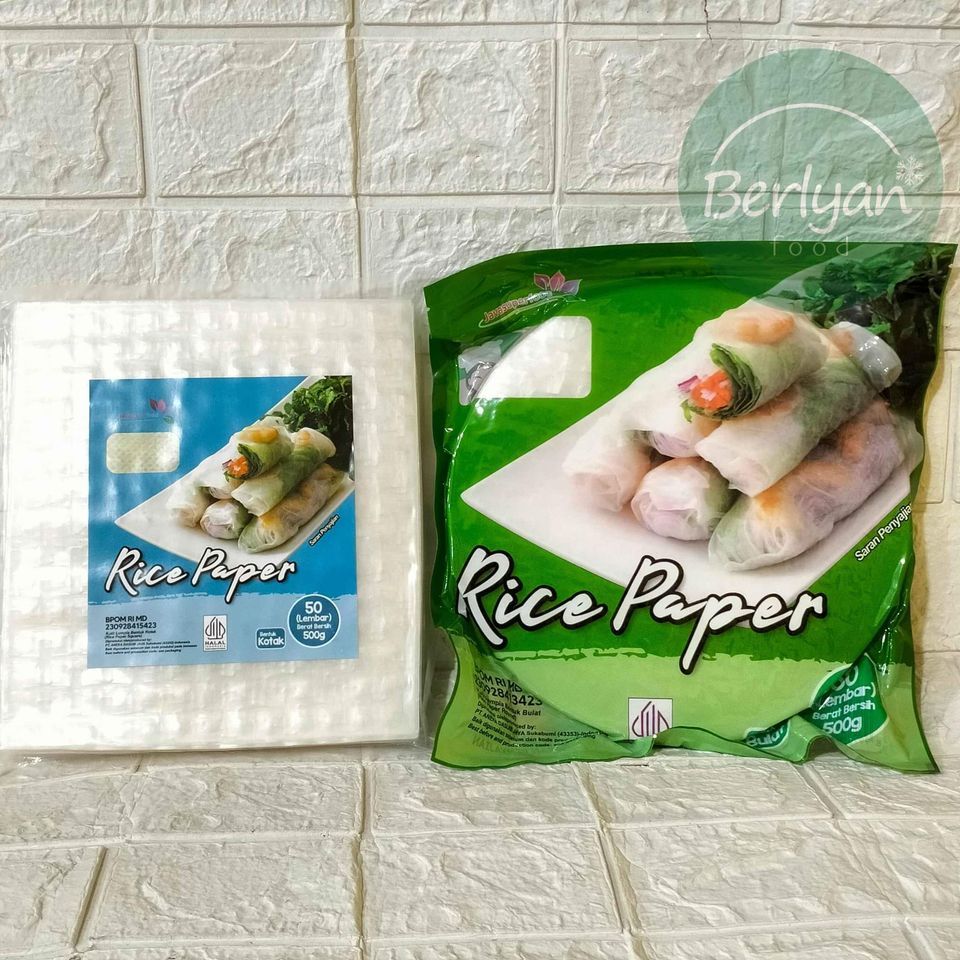 Jual Javasuperfood JSF Rice Paper 500gr 50 lembar Free Bubble Wrap dan ...