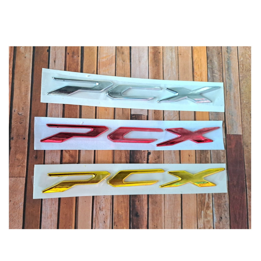 Jual Emblem honda pcx 150 gold /emblem pcx timbul / Logo timbul pcx ...