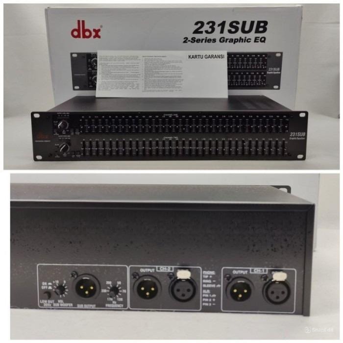 Jual Equalizer DBX 231 SUB DBX231SUB DBX 231SUB | Shopee Indonesia