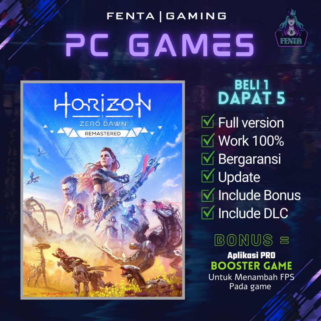 Jual HORIZON ZERO DAWN REMASTERED - GAME PC - GAME LAPTOP | Shopee ...