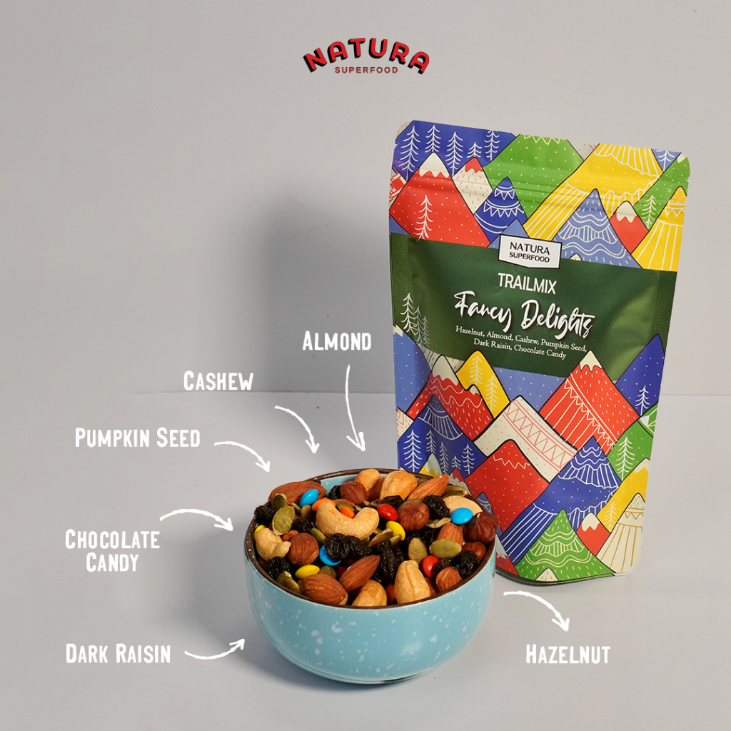 Jual Trail Mix Fancy Delight - 120 Gr Almond / Cashew / Hazelnut ...