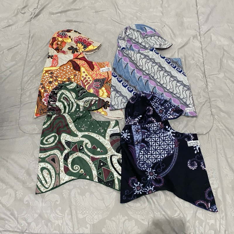 Jual TOPI BATIK (PAKET 4) TOPI MANCING KERPUS PROYEK WELDING PELINDUNG ...