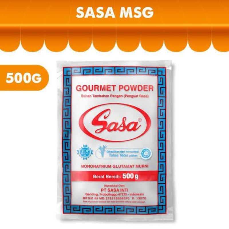 Jual MSG MERK SASA KEMASAN 500GR | Shopee Indonesia