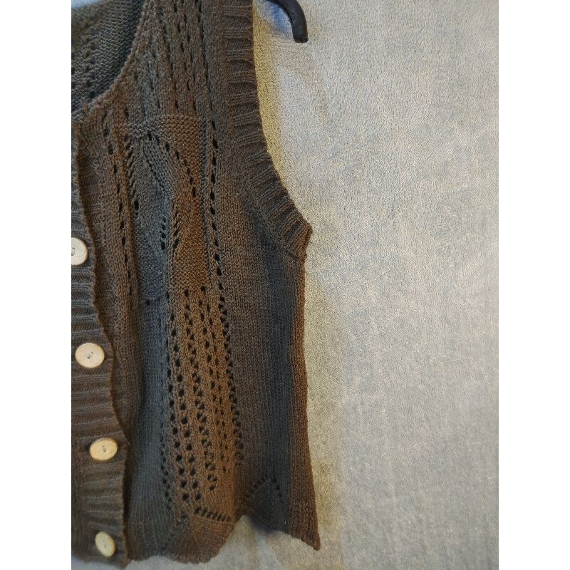 Jual Vest Rajut Tebal Premium warna coklat Tua | Shopee Indonesia