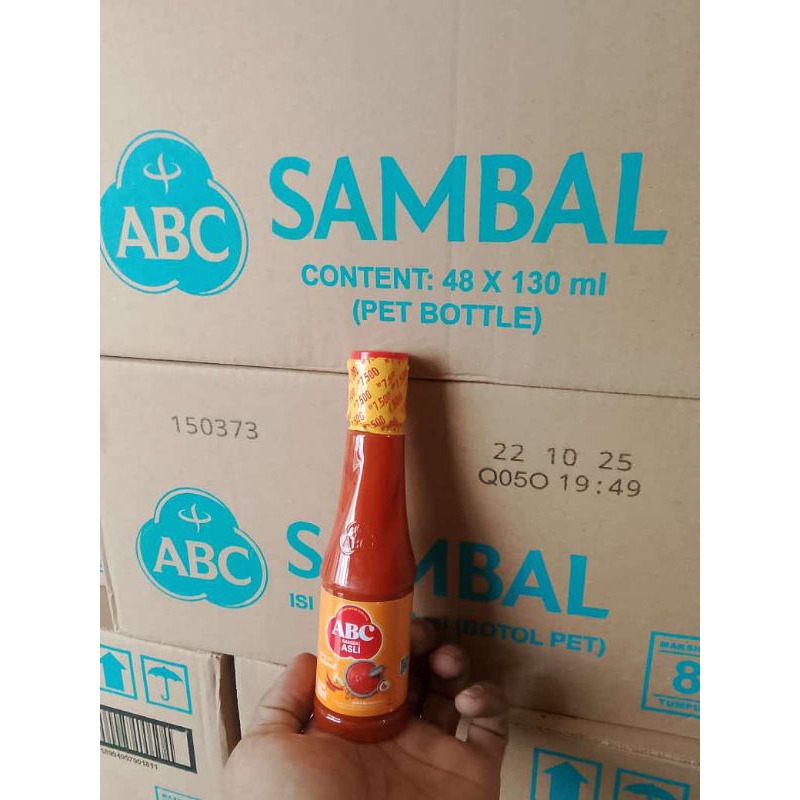 Jual Saos Sambal Asli 130 ml 1 dus isi 48 pcs | Shopee Indonesia