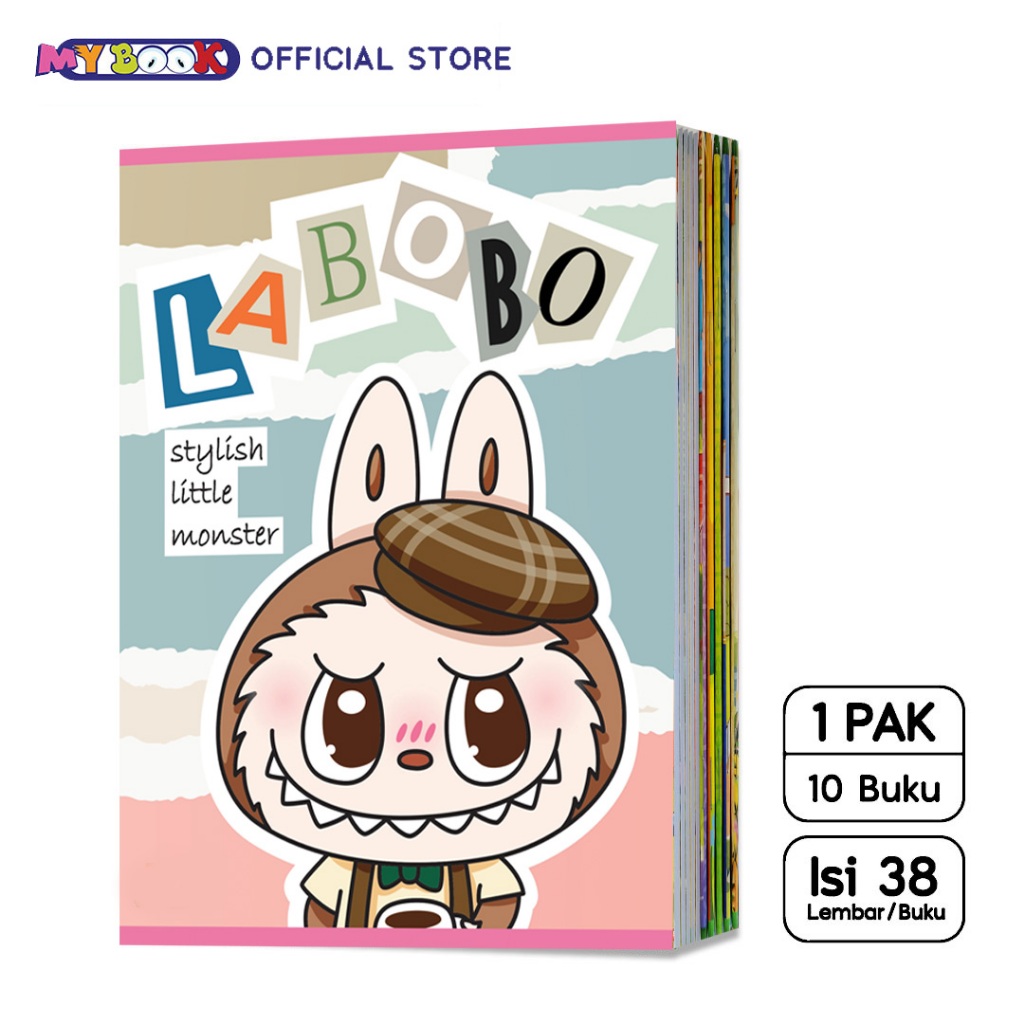 Jual Buku Tulis 38 Lembar Cute Labobo La Bubu - 10 Buku | Shopee Indonesia