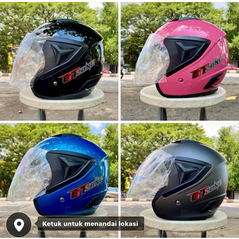 Jual helm pria GT Zone model helm KYT | Shopee Indonesia