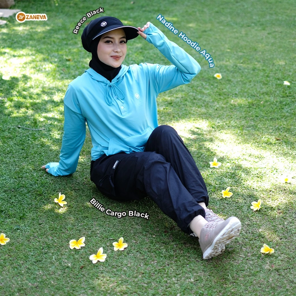 Set Olahraga Muslimah Stylish dan Nyaman Nadine Sport x Billie Cargo Zaneva