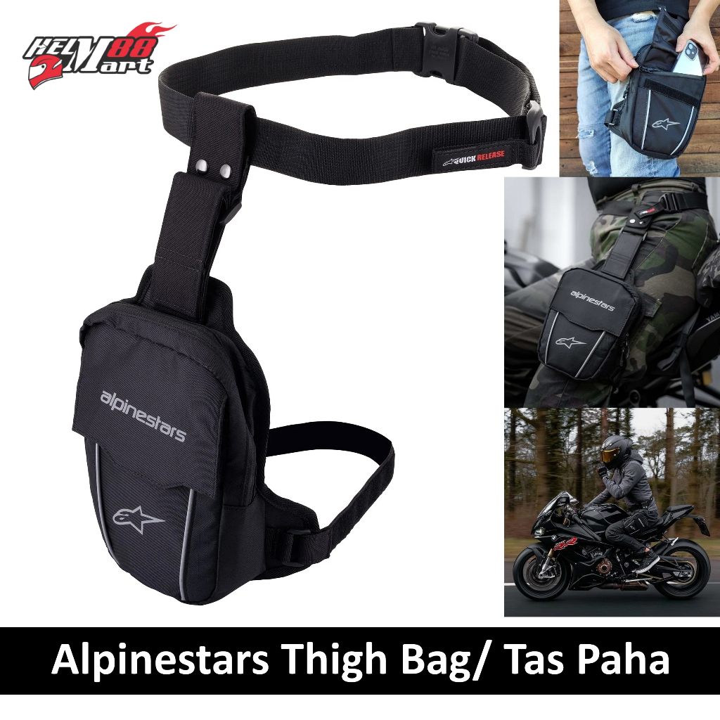 Jual ALPINESTARS ACCESS Thigh Bag Tas Paha Pinggang Leg Bag Tas Bikers Motor Shopee Indonesia