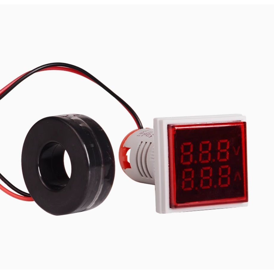 Jual Pilot Lamp Digital Lampu Indikator Voltmeter Amperemeter AD16 ...