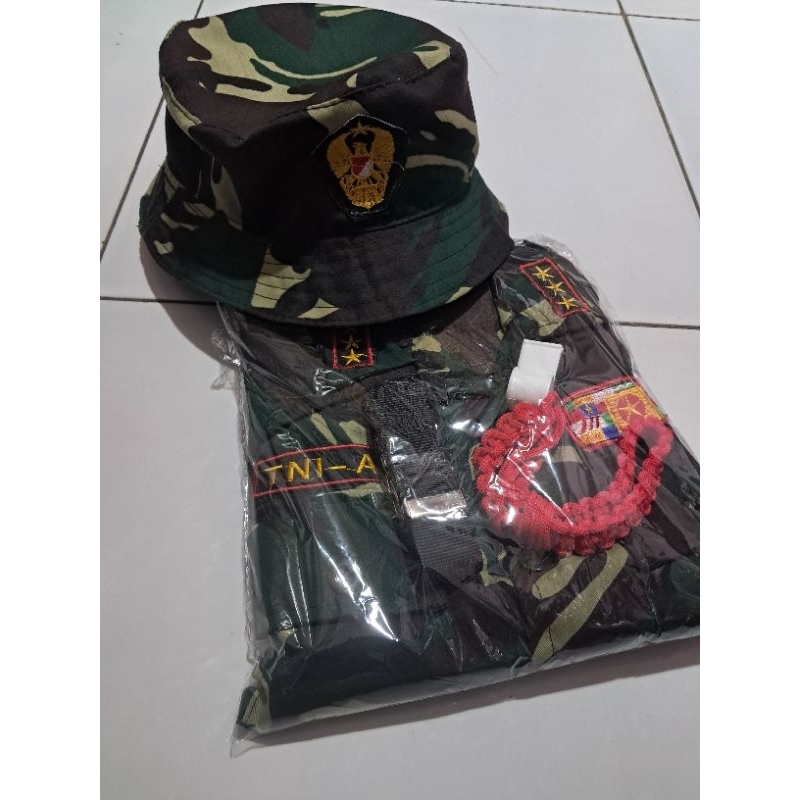 Jual BAJU PROFESI ANAK/KOSTUM /SERAGAM TNI ANAK LAKI LAKI PAKE TOPI ...