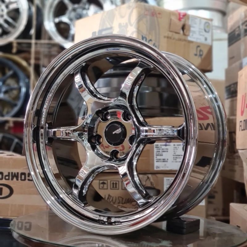 Jual velg mobil ring 17 advan rgd 2 ring 17 lebar 8 untuk innova terios ...