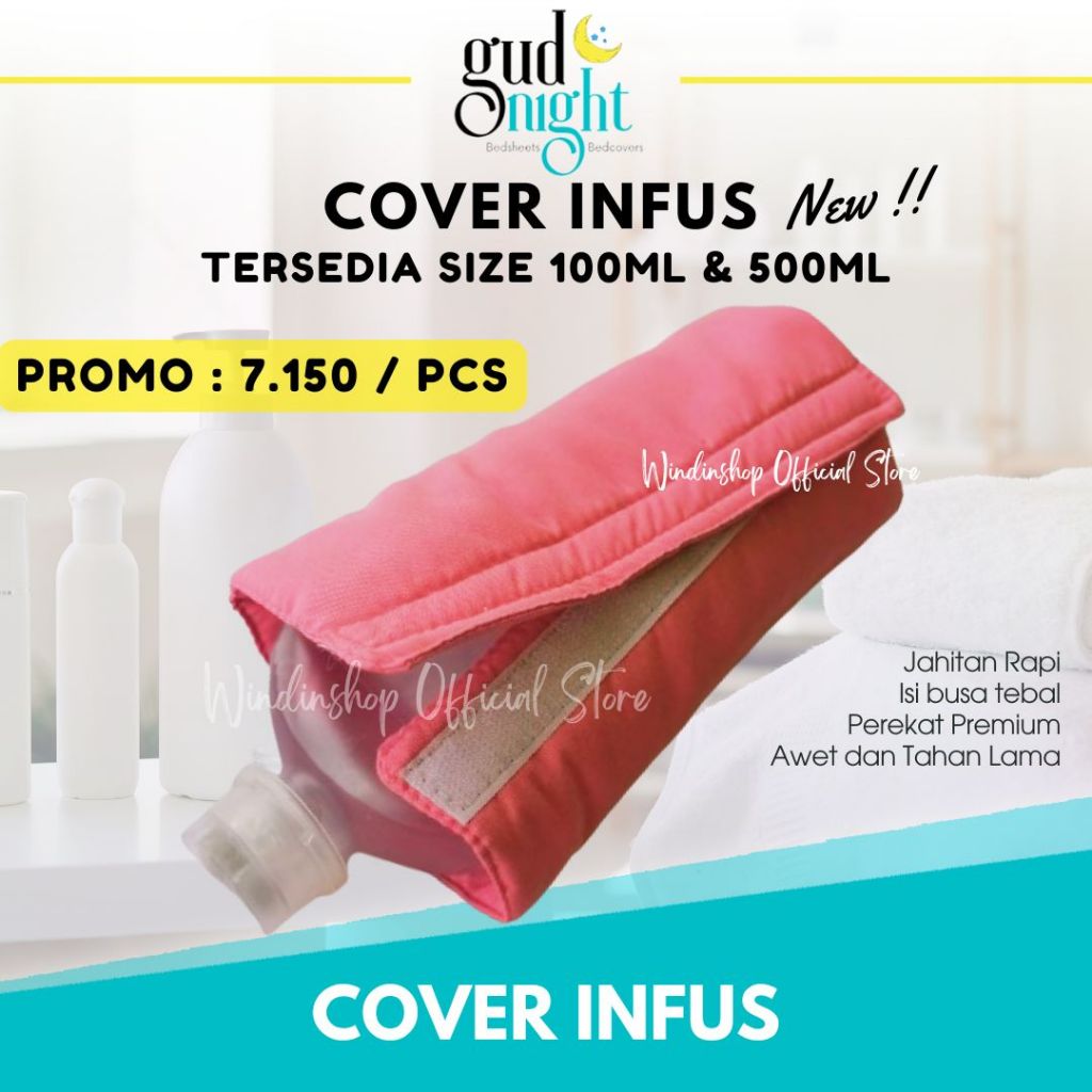 Jual COVER INFUS 500 ML TUTUP INFUS CANTIK | Shopee Indonesia