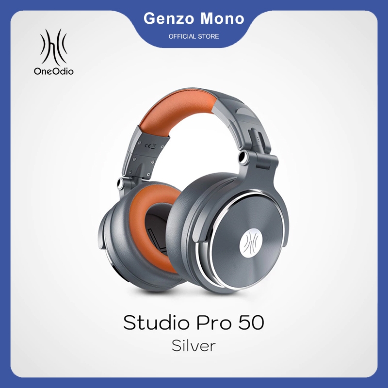 Jual OneOdio Studio Pro 50 Over Ear Wired DJ Headphones Hi Res - Silver ...
