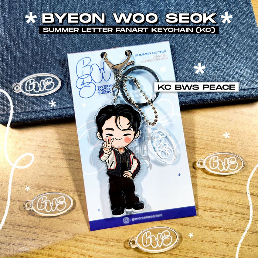 Jual (PO 10 HARI) Byeon Woo Seok BWS Summer Letter Fanart