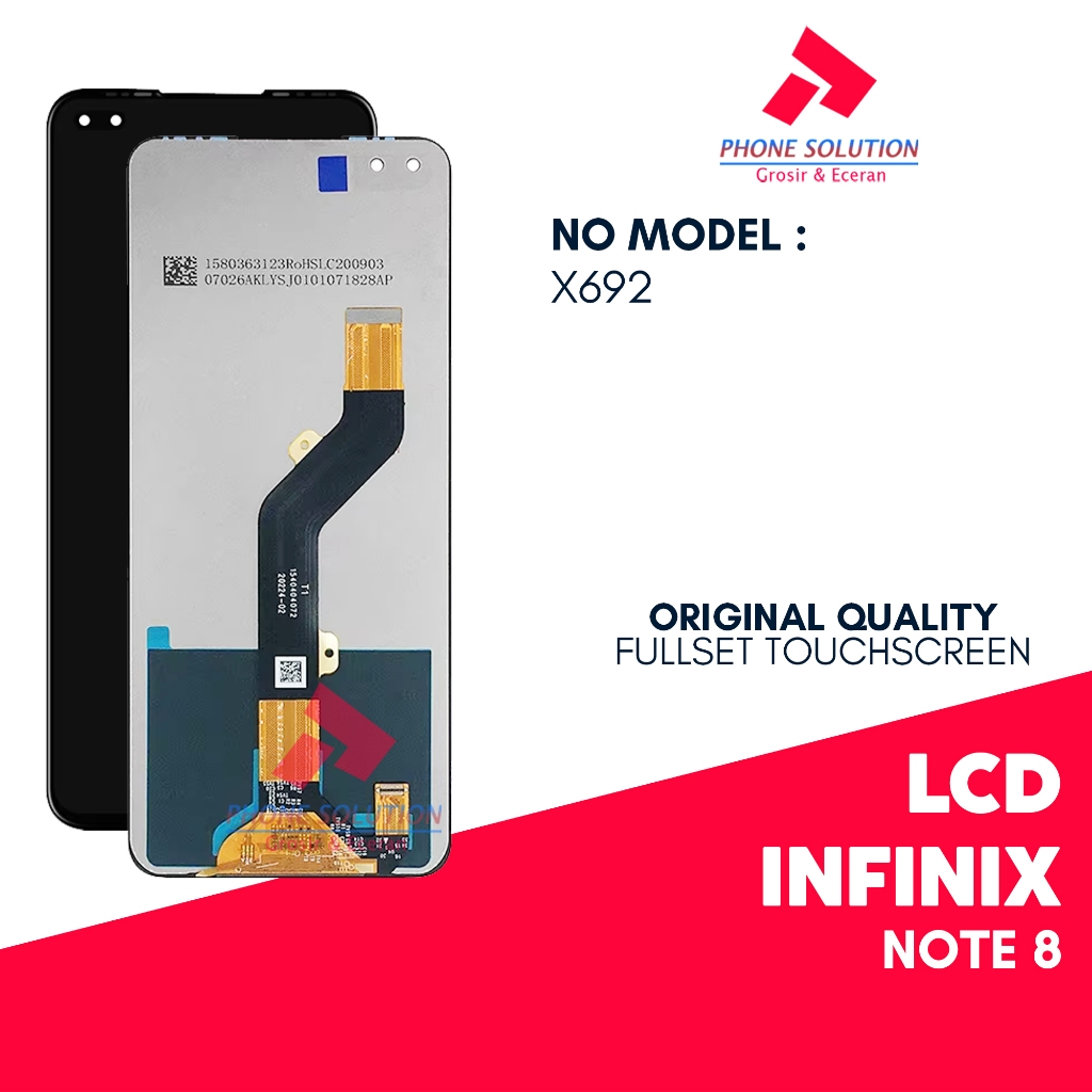 Jual LCD Infinix Note 8 (X692) Original Fullset Touchscreen - Garansi 1 ...