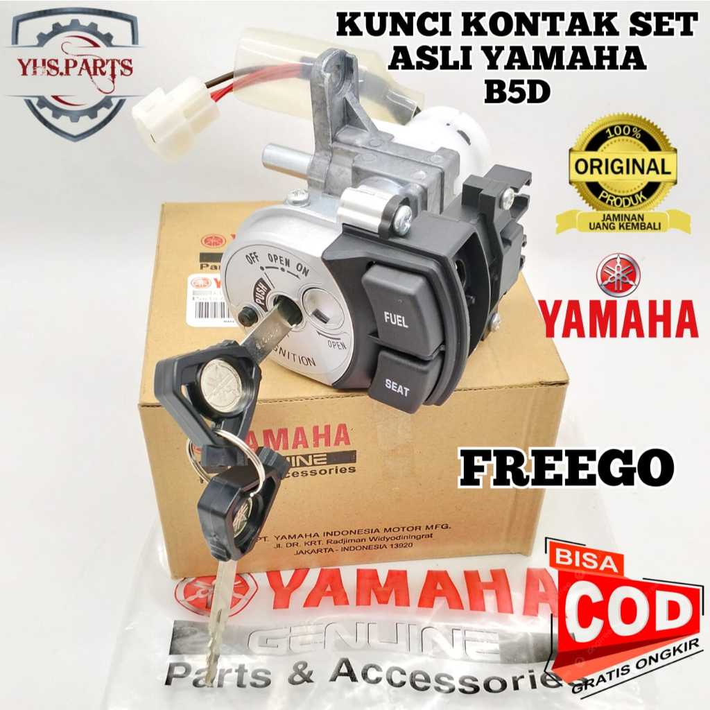 Jual ASLI ORIGINAL KUNCI KONTAK PLUS TOMBOL JOK YAMAHA YGP B5D DIJAMIN ...
