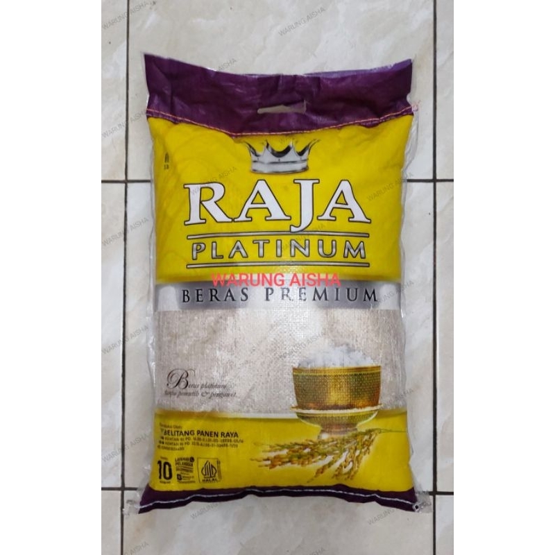 Jual Beras Premium Raja Platinum 10 Kg | Shopee Indonesia