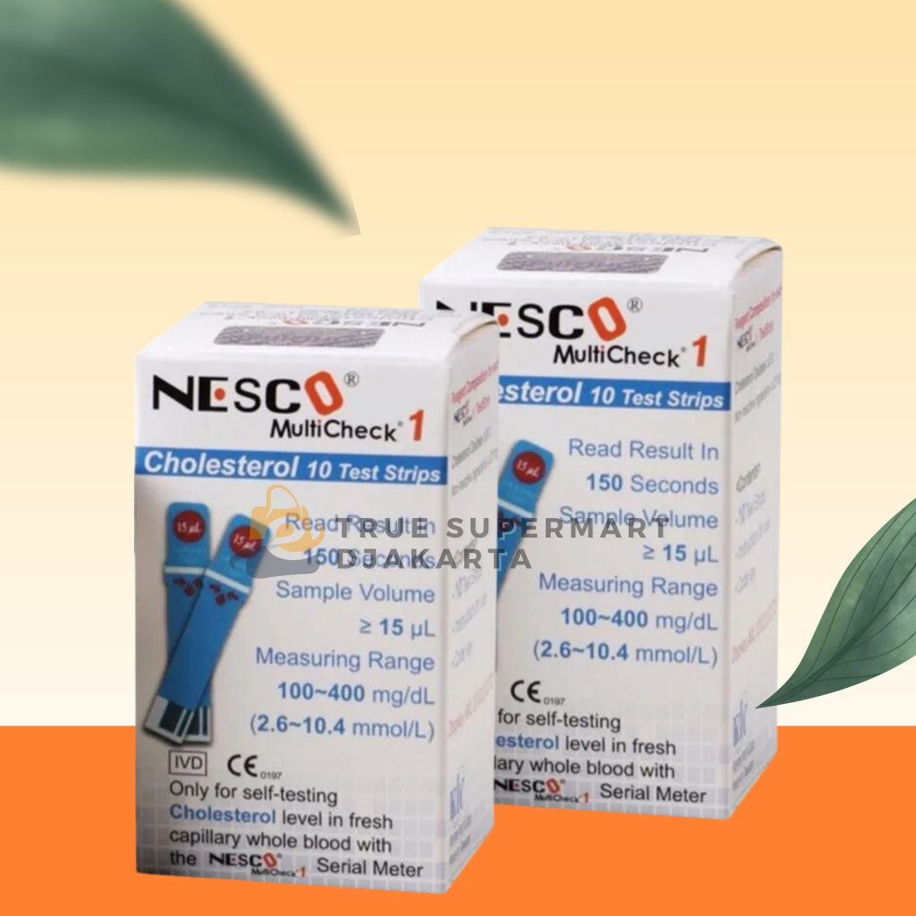 Jual Nesco Cholesterol Multicheck Nesco Kolesterol Strip Test Isi Ulang ...