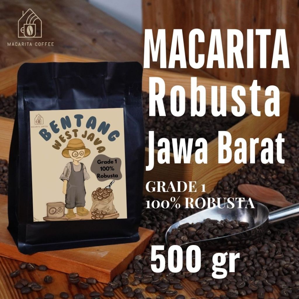 Jual Macarita bentang west java kopi robusta jawa barat kopi grade 1 ...