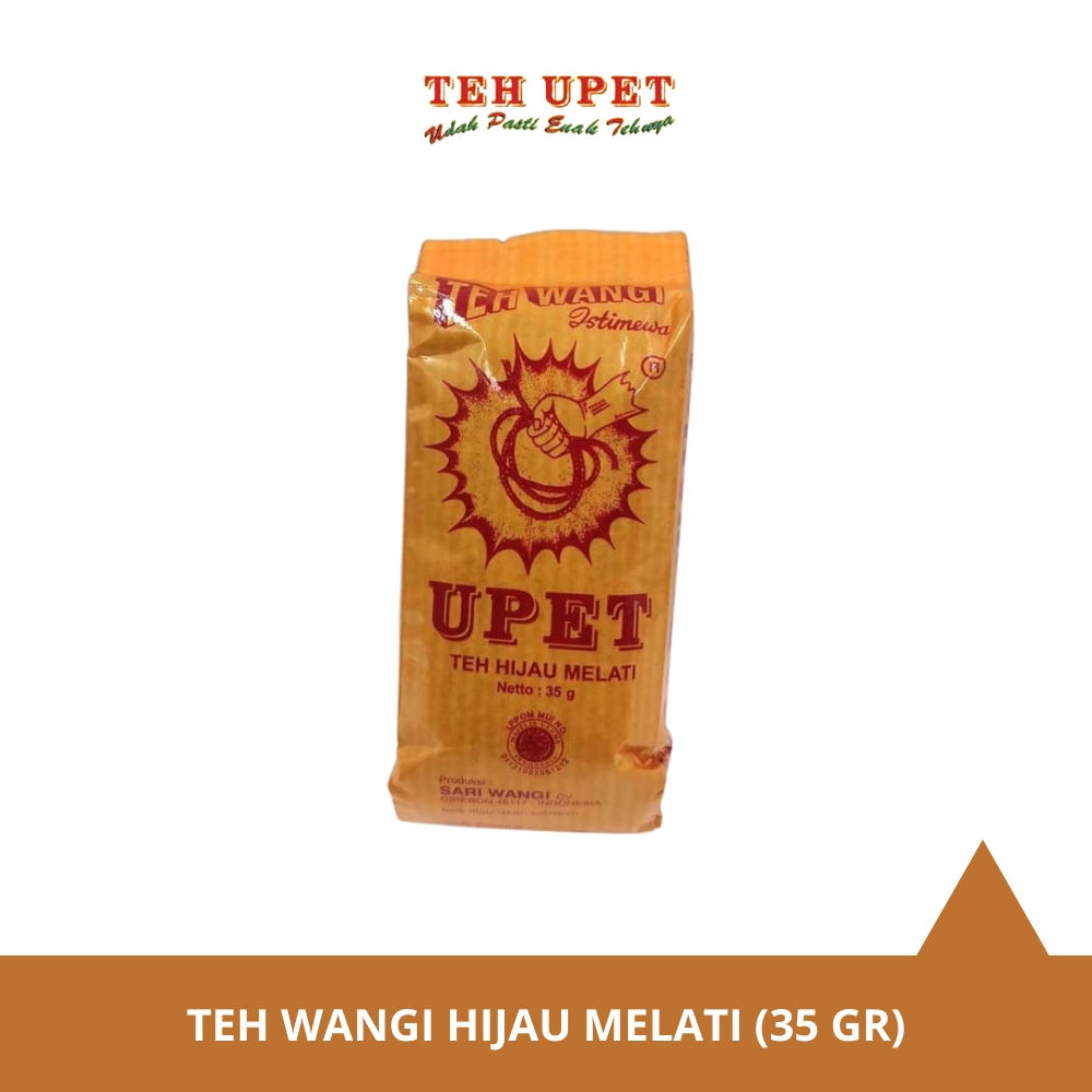 Jual TEH UPET - Teh Wangi Hijau Melati - 35 GRAM | Shopee Indonesia